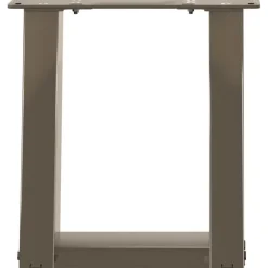 vidaXL Accesorios Para Mesas-Patas para mesa de centro en forma de U (2 unidades, acero , 30 x 30-31 cm)
