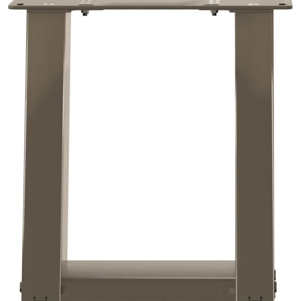 vidaXL Accesorios Para Mesas-Patas para mesa de centro en forma de U (2 unidades, acero , 30 x 30-31 cm)