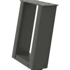 vidaXL Accesorios Para Mesas-Patas para mesa de centro en forma de U (2 unidades), , 30 x (30-31) cm, acero