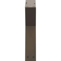 vidaXL Patas para mesa de centro (2 unidades), acero , 30 x (30-31,3) cm. Natural New