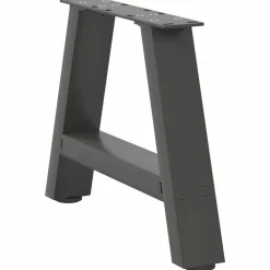 vidaXL Patas para mesa de centro en forma de A (2 unidades), , 30 x (30-31) cm, acero Antracita Online