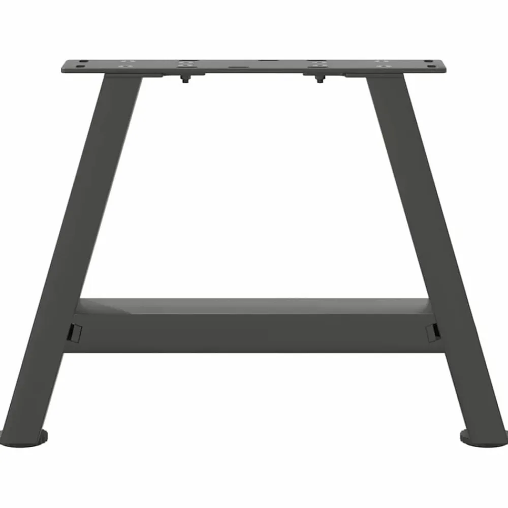 vidaXL Patas para mesa de centro en forma de A (2 unidades), , 30 x (30-31) cm, acero Antracita Online