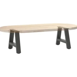 vidaXL Patas para mesa de centro en forma de A (2 unidades), , 30 x (30-31) cm, acero Antracita Online