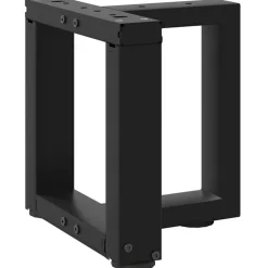 vidaXL Accesorios Para Mesas-Patas para mesa de centro en forma de T (2 unidades), color , 30 x 25 x (30-31) cm, acero