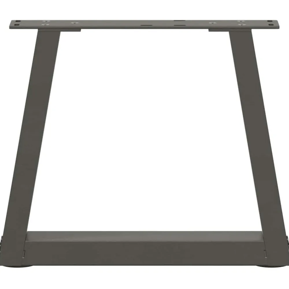 vidaXL Accesorios Para Mesas-Patas para mesa de centro en forma de V (2 unidades), , 30 x (30-31,3) cm, acero