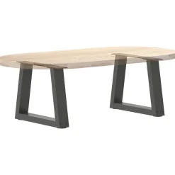 vidaXL Accesorios Para Mesas-Patas para mesa de centro en forma de V (2 unidades), , 30 x (30-31,3) cm, acero