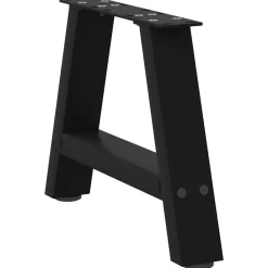 vidaXL Accesorios Para Mesas-Patas para mesa de centro en forma de A (2 unidades), color , 30 x (30-31) cm, acero