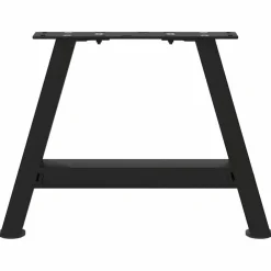 vidaXL Accesorios Para Mesas-Patas para mesa de centro en forma de A (2 unidades), color , 30 x (30-31) cm, acero