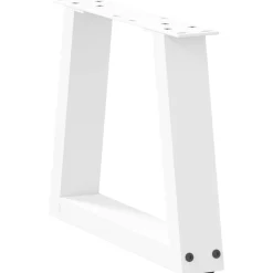 vidaXL Accesorios Para Mesas-Patas para mesa de centro en forma de V (2 unidades), color , 30 x (30-31,3) cm, acero