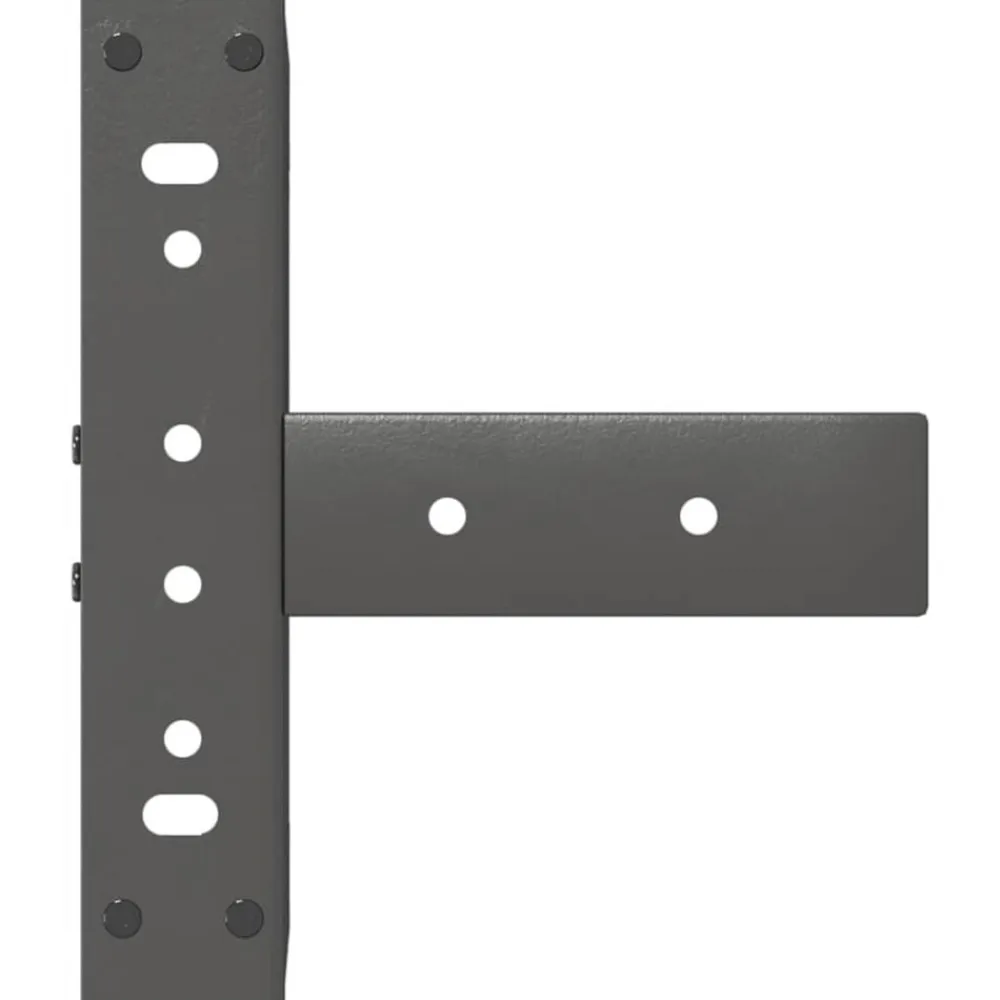 vidaXL Accesorios Para Mesas-Patas para mesa de centro en forma de T (2 unidades), , 30 x 25 x (30-31) cm, acero