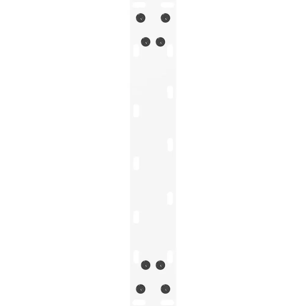 vidaXL Accesorios Para Mesas-Patas para mesa de centro en forma de U (2 unidades), color , 30 x (30-31) cm, acero