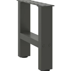vidaXL Accesorios Para Mesas-Patas para mesa de centro (2 unidades, 30 x 31 cm, acero)