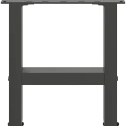 vidaXL Accesorios Para Mesas-Patas para mesa de centro (2 unidades, 30 x 31 cm, acero)