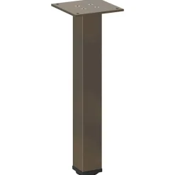 vidaXL Patas para mesa de centro 4 unidades acero 30-32 cm Acero Natural Online