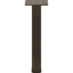 vidaXL Patas para mesa de centro 4 unidades acero 30-32 cm Acero Natural Online