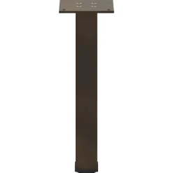 vidaXL Patas para mesa de centro 4 unidades acero 30-32 cm Acero Natural Online