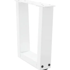 vidaXL Accesorios Para Mesas-Patas para mesa de centro en forma de V (2 unidades), color , 30 x (30-31,3) cm, acero