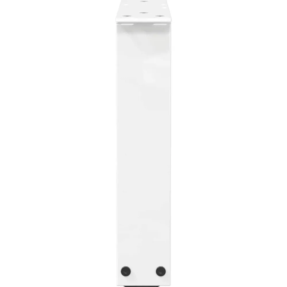 vidaXL Accesorios Para Mesas-Patas para mesa de centro en forma de V (2 unidades), color , 30 x (30-31,3) cm, acero