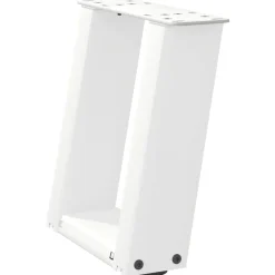 vidaXL Accesorios Para Mesas-Patas para mesa de centro en forma de U (2 unidades), color , 30 x (30-31) cm, acero