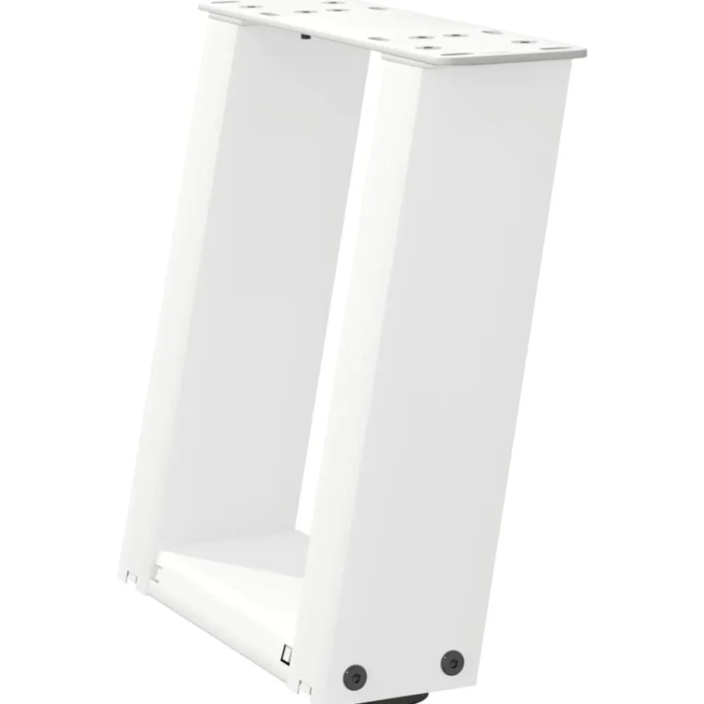 vidaXL Accesorios Para Mesas-Patas para mesa de centro en forma de U (2 unidades), color , 30 x (30-31) cm, acero