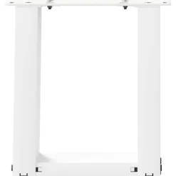 vidaXL Accesorios Para Mesas-Patas para mesa de centro en forma de U (2 unidades), color , 30 x (30-31) cm, acero