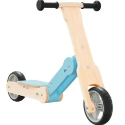 vidaXL Patinete de niños 2 en 1 Azul claro