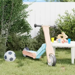 vidaXL Patinete de niños 2 en 1 Azul claro