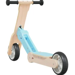 vidaXL Patinete de niños 2 en 1 Azul claro