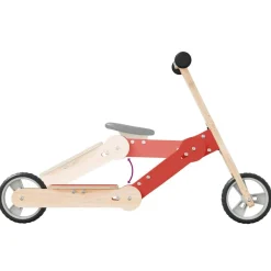 vidaXL Patinete de niños 2 en 1 Rojo Outlet