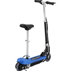 vidaXL Patinete eléctrico con asiento 120 W Azul Online