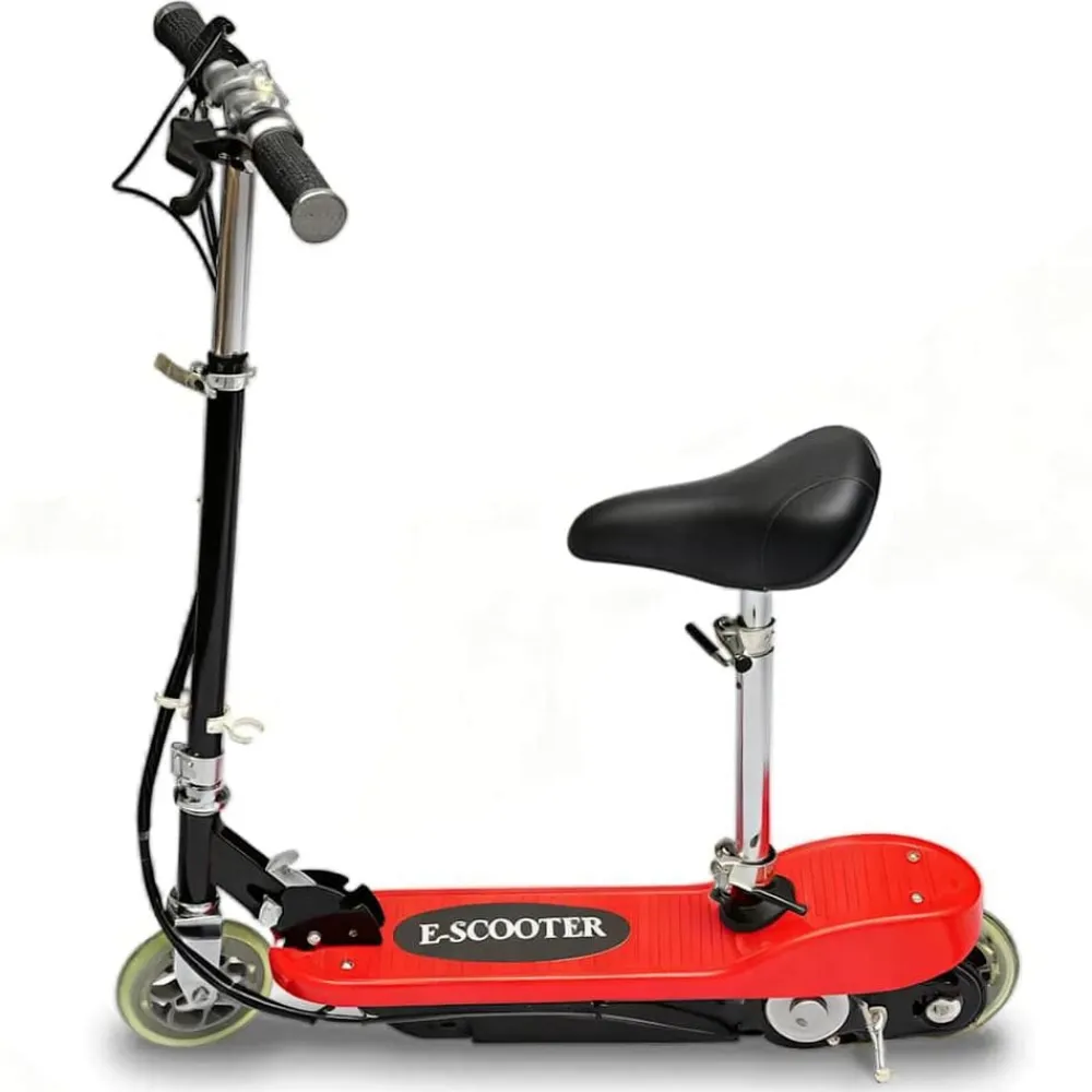 vidaXL Actividades Al Aire Libre-Patinete eléctrico con asiento 120 W