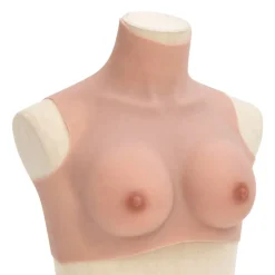 vidaXL Pecho de silicona copa B Natural Outlet