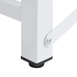 vidaXL Pedestal doble lavadora secadora con estantes extraíbles Blanco Online
