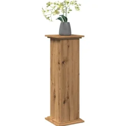 vidaXL Jardín-Pedestal expositor con almacenaje 31x30x90 cm