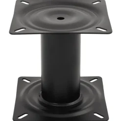 vidaXL Pedestal para asiento de barco acero negro 18 cm Outlet