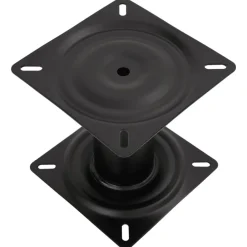 vidaXL Pedestal para asiento de barco acero negro 18 cm Outlet
