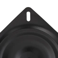 vidaXL Pedestal para asiento de barco acero negro 18 cm Outlet