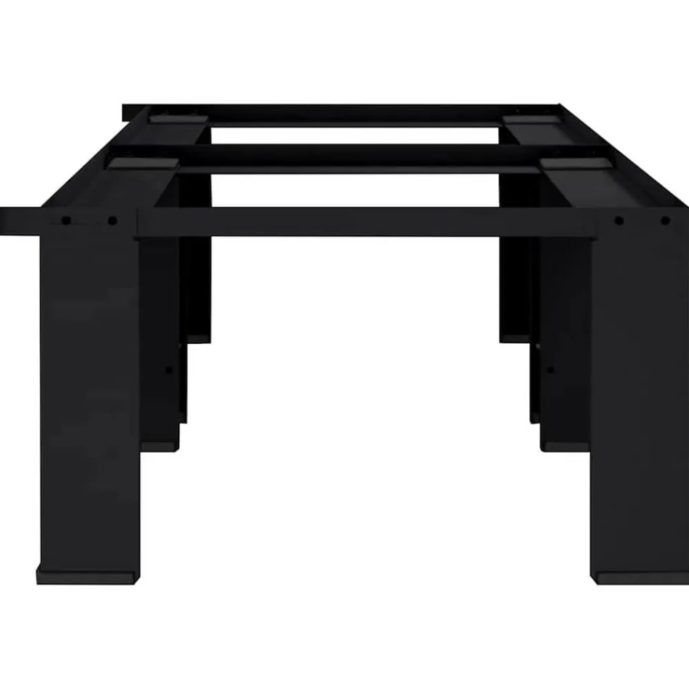 vidaXL Pedestal para Lavadora 2 pcs 127 x 54,5 x 32,5 cm Acero Negro Online