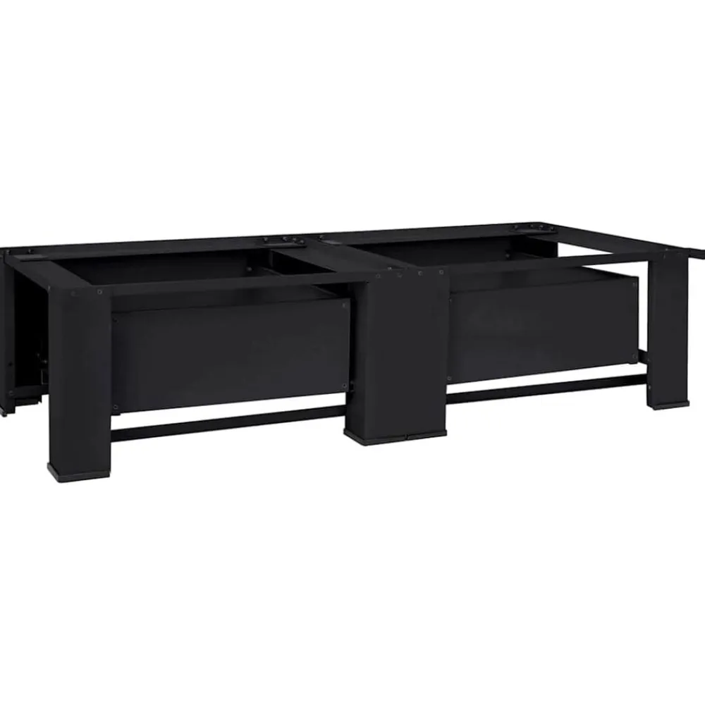 vidaXL Accesorios Para Electrodomésticos-Pedestal para Lavadora 2 pcs 127 x 54,5 x 32,5 cm Acero