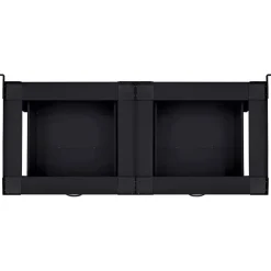 vidaXL Accesorios Para Electrodomésticos-Pedestal para Lavadora 2 pcs 127 x 54,5 x 32,5 cm Acero