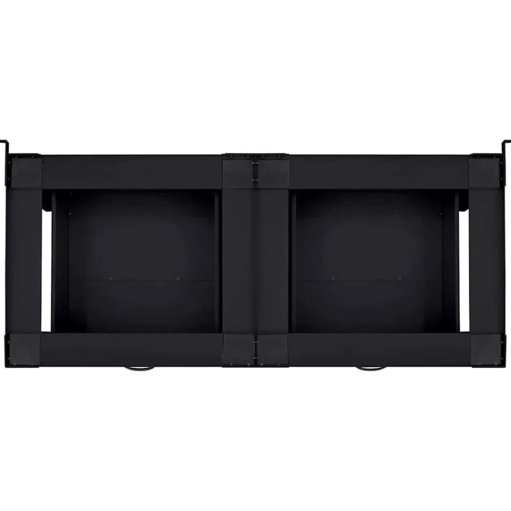 vidaXL Accesorios Para Electrodomésticos-Pedestal para Lavadora 2 pcs 127 x 54,5 x 32,5 cm Acero