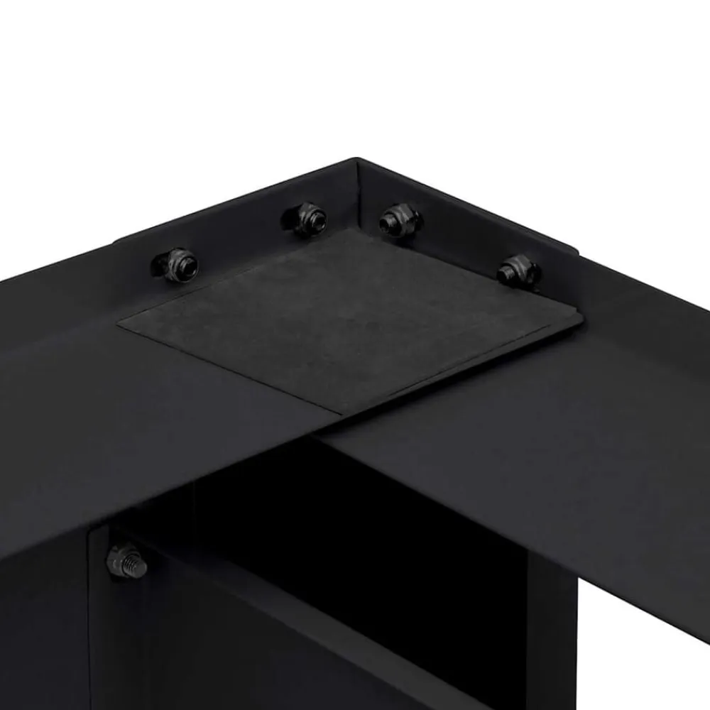 vidaXL Accesorios Para Electrodomésticos-Pedestal para Lavadora 2 pcs 127 x 54,5 x 32,5 cm Acero