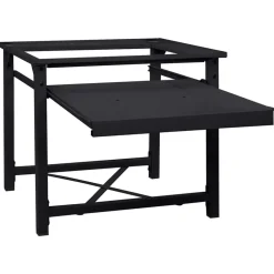 vidaXL Pedestal para Lavadora 60 x 56 x 52 cm Acero Negro New