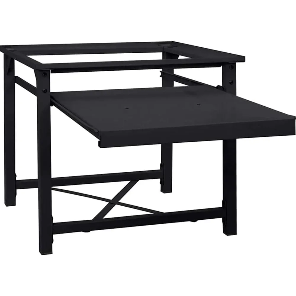 vidaXL Pedestal para Lavadora 60 x 56 x 52 cm Acero Negro New