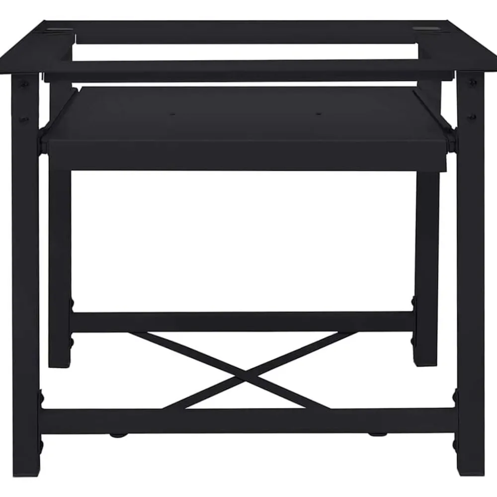 vidaXL Pedestal para Lavadora 60 x 56 x 52 cm Acero Negro New