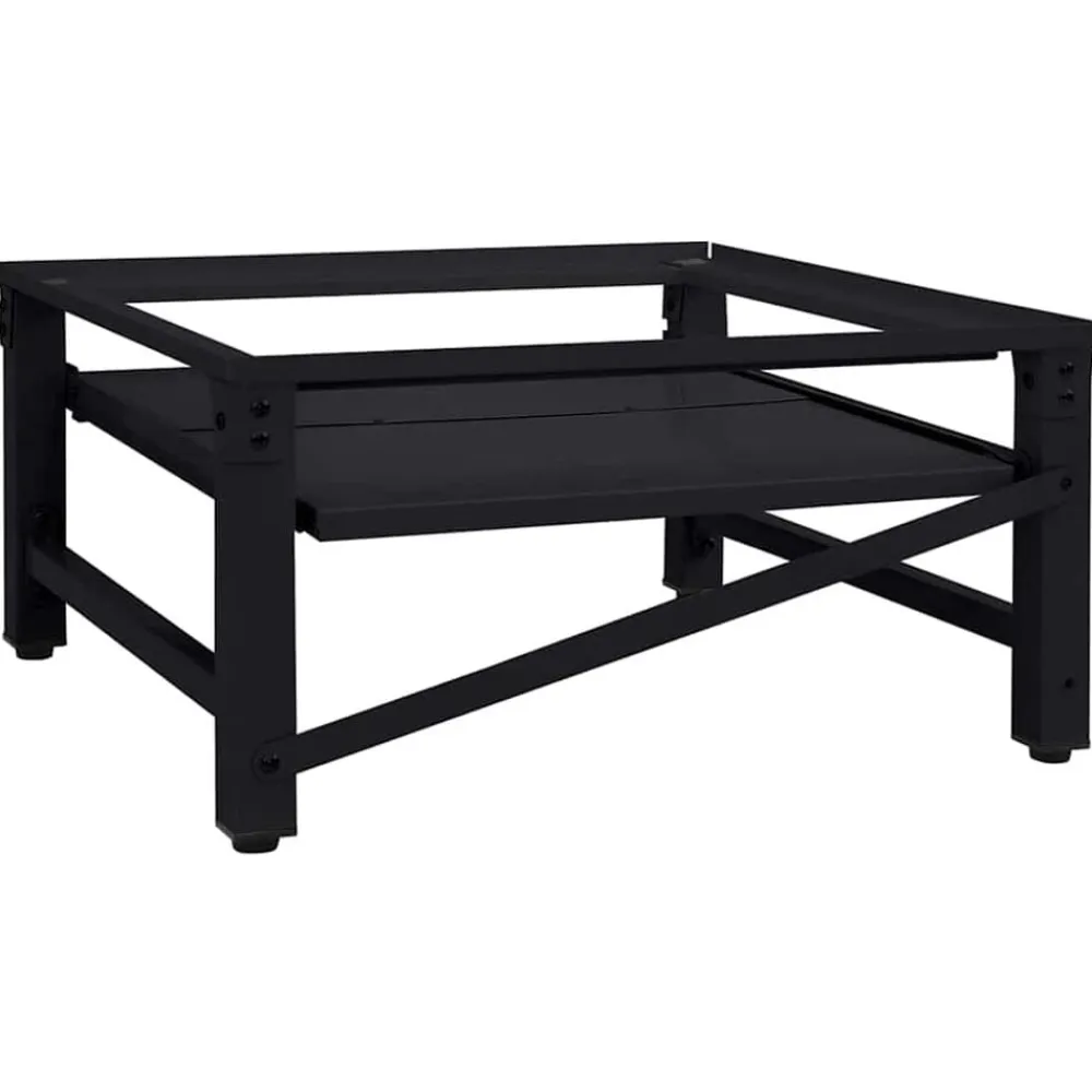 vidaXL Accesorios Para Electrodomésticos-Pedestal para Lavadora 62 x 60,5 x 32,5 cm Acero