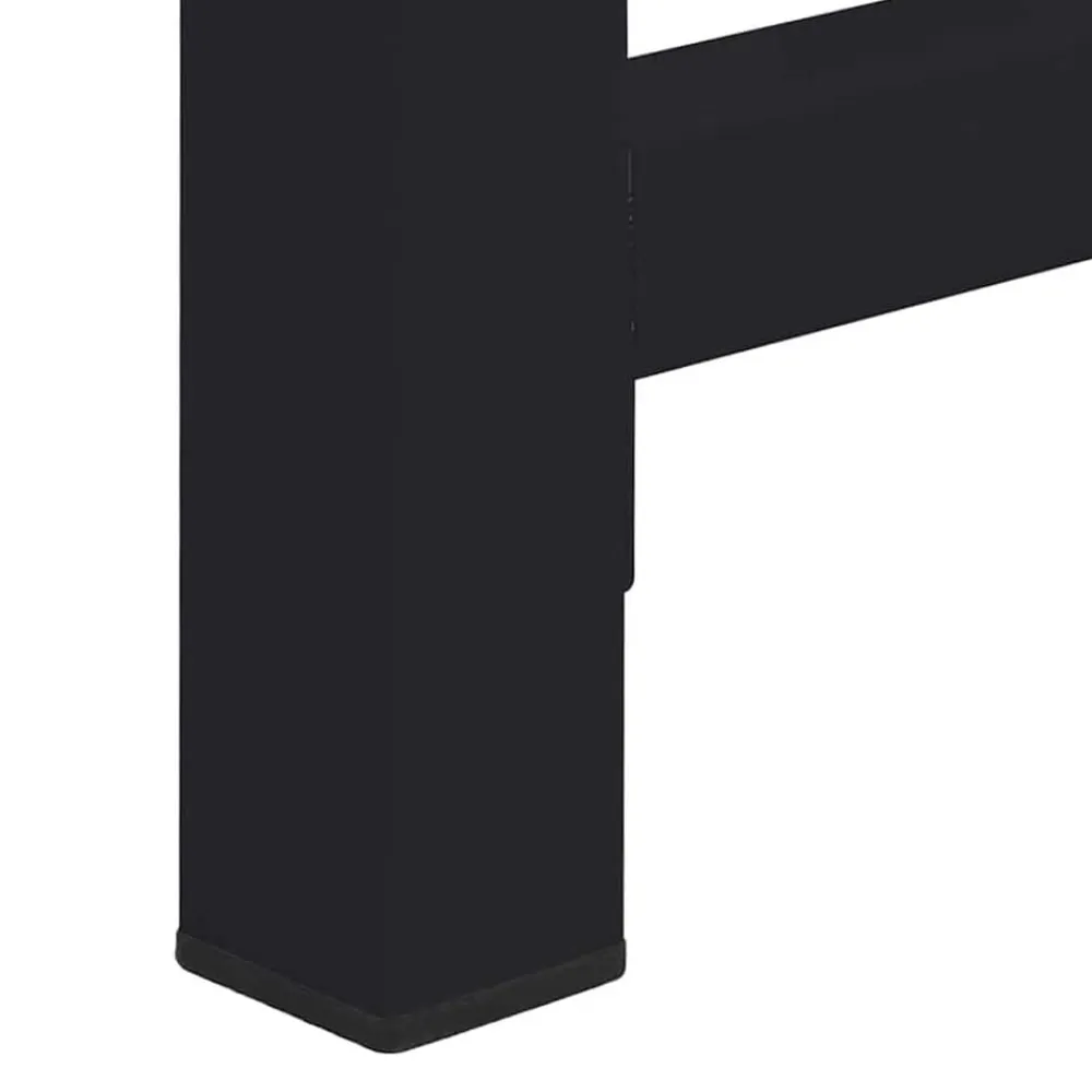 vidaXL Pedestal para Lavadora 2 pcs 120 x 56 x 52 cm Acero Negro Outlet