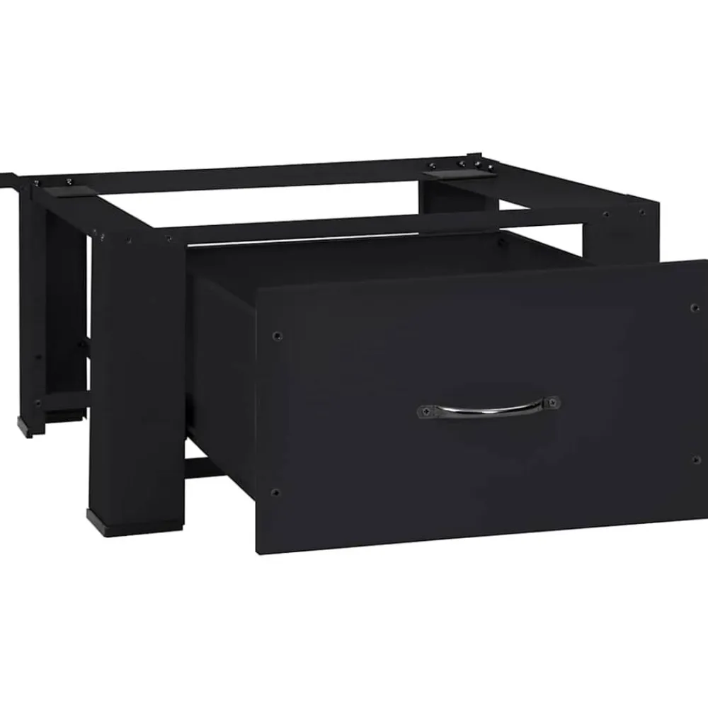 vidaXL Accesorios Para Electrodomésticos-Pedestal para Lavadora 64 x 55 x 32,5 cm Acero