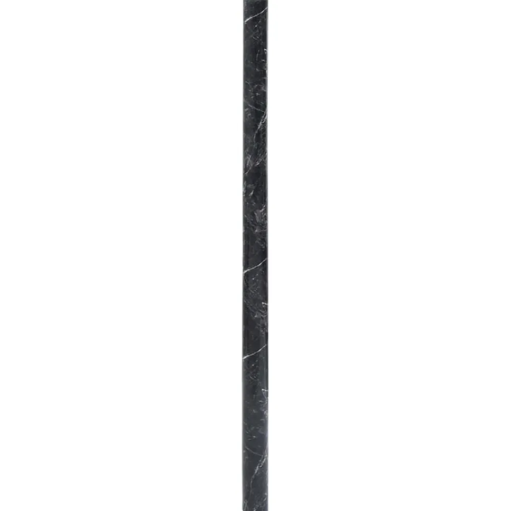 vidaXL Pegatina de mueble autoadhesiva PVC mármol 90x500 cm Negro Discount