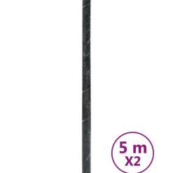 vidaXL Arte Y Ocio-Pegatinas de mueble autoadhesivas PVC mármol 90x500 cm